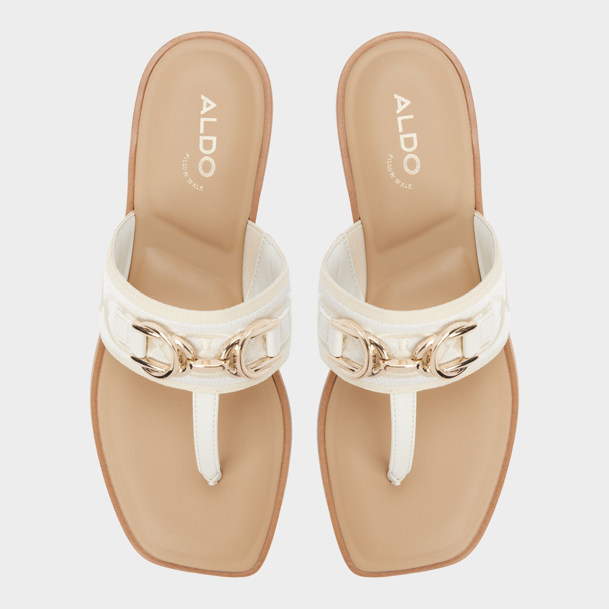 White/Bone Coralynna in White Bone 14053516 - T-strap sandal | Aldo