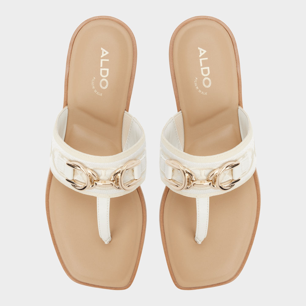 White/Bone Coralynna in White Bone 14053516 - T-strap sandal | Aldo