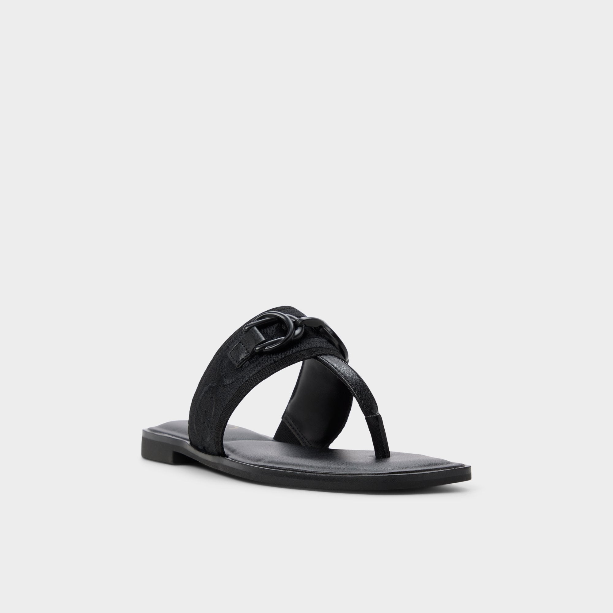Black Coralynna in Black - T-strap sandal | Aldo