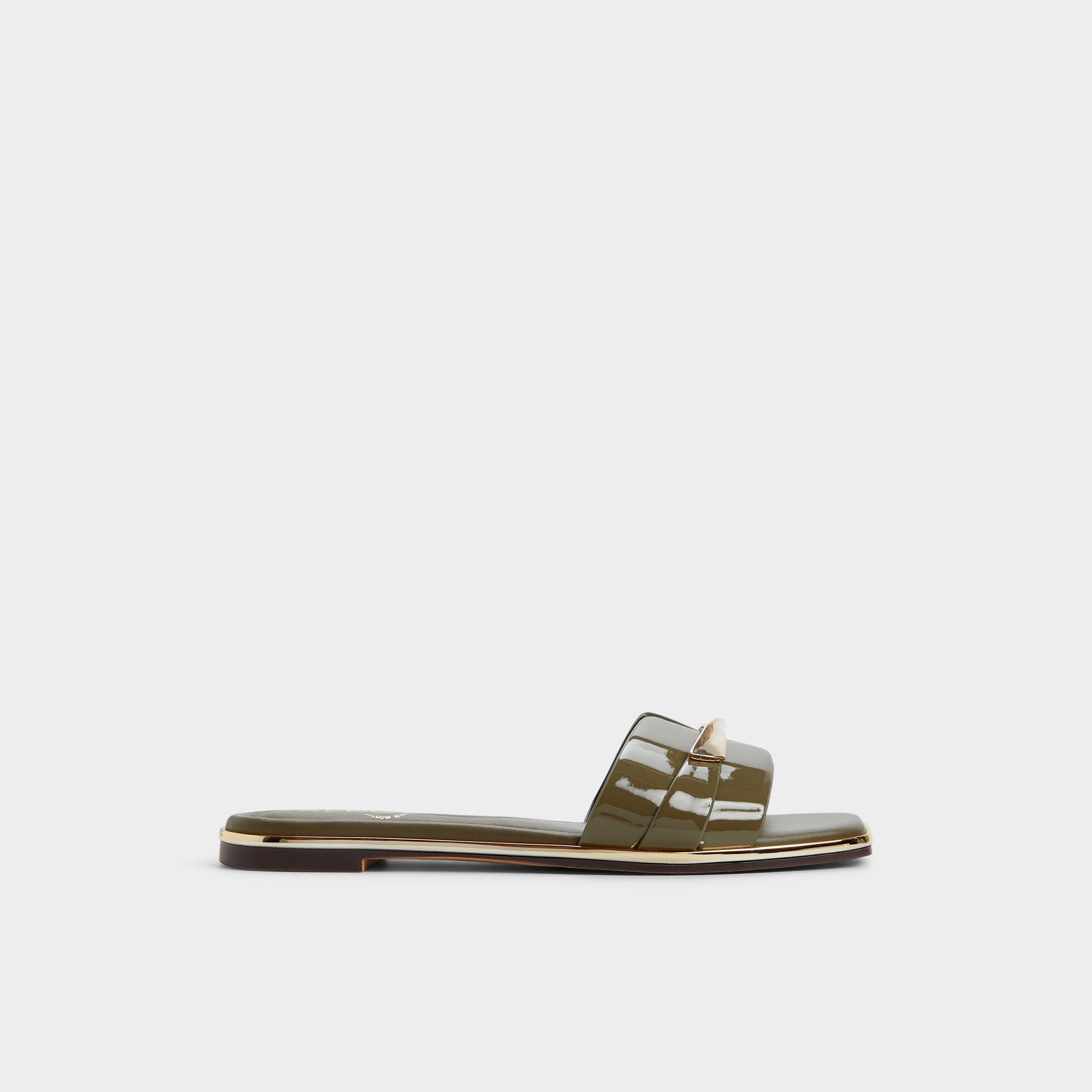 Other green Darlina Other Green Women's Flats - Slide sandal | Aldo