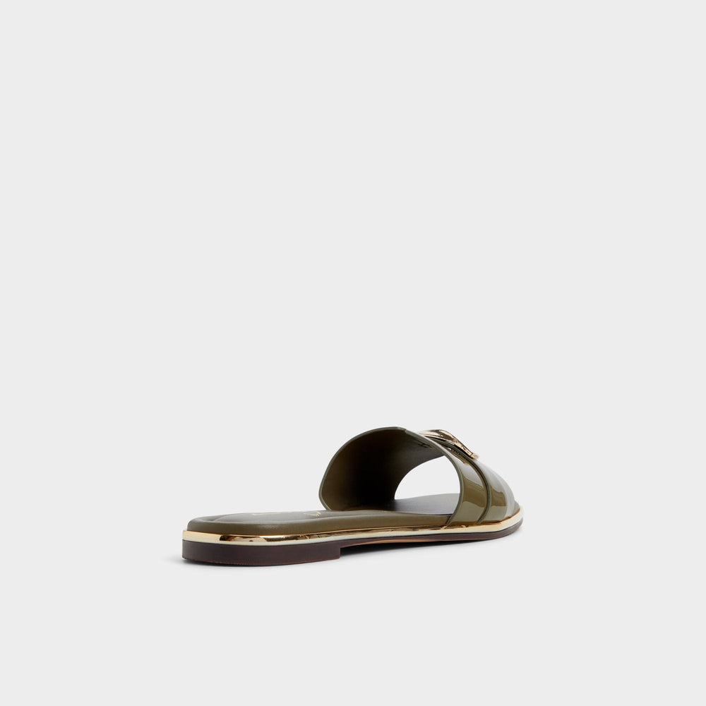Other green Darlina Other Green Women's Flats - Slide sandal | Aldo