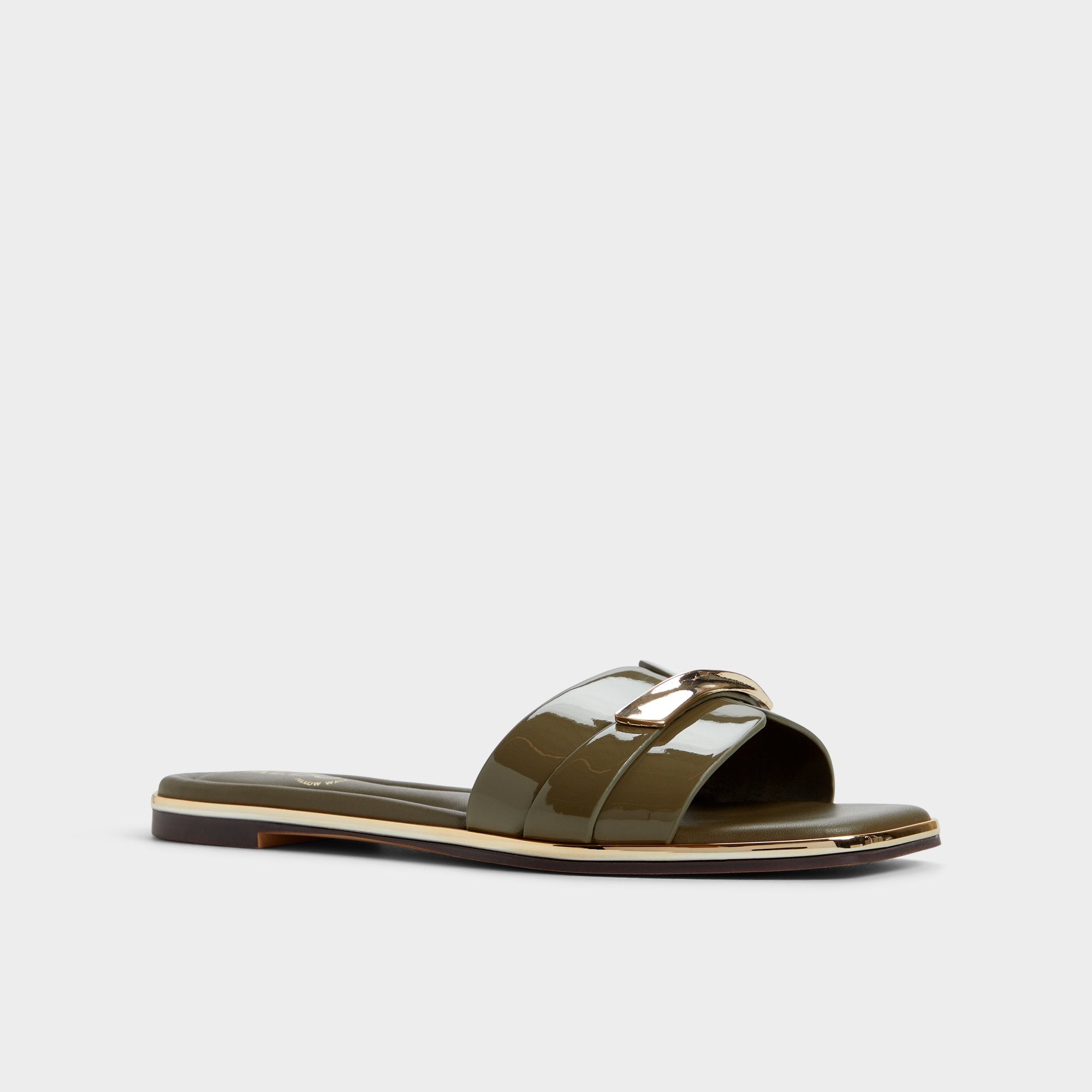Other green Darlina Other Green Women's Flats - Slide sandal | Aldo