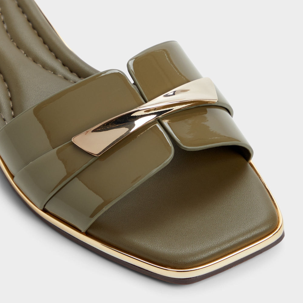 Other green Darlina Other Green Women's Flats - Slide sandal | Aldo
