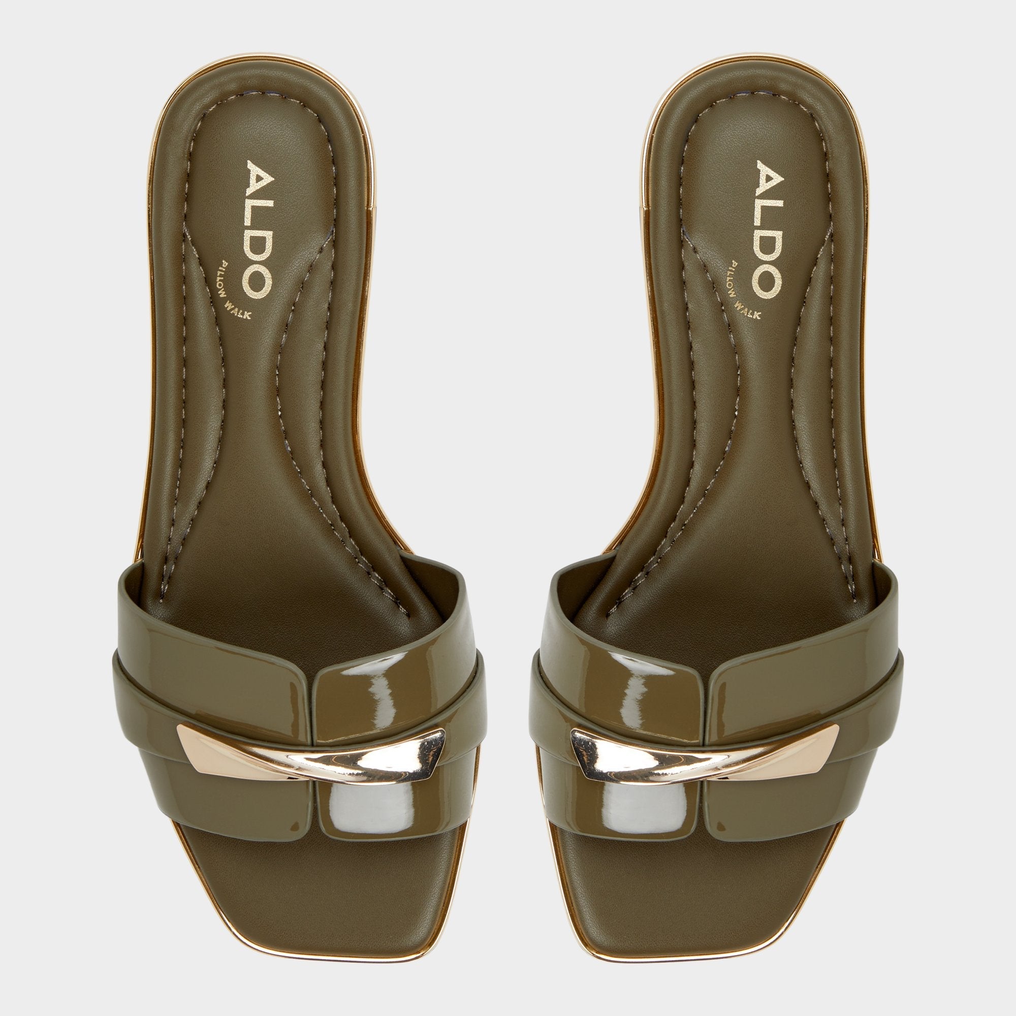 Other green Darlina Other Green Women's Flats - Slide sandal | Aldo