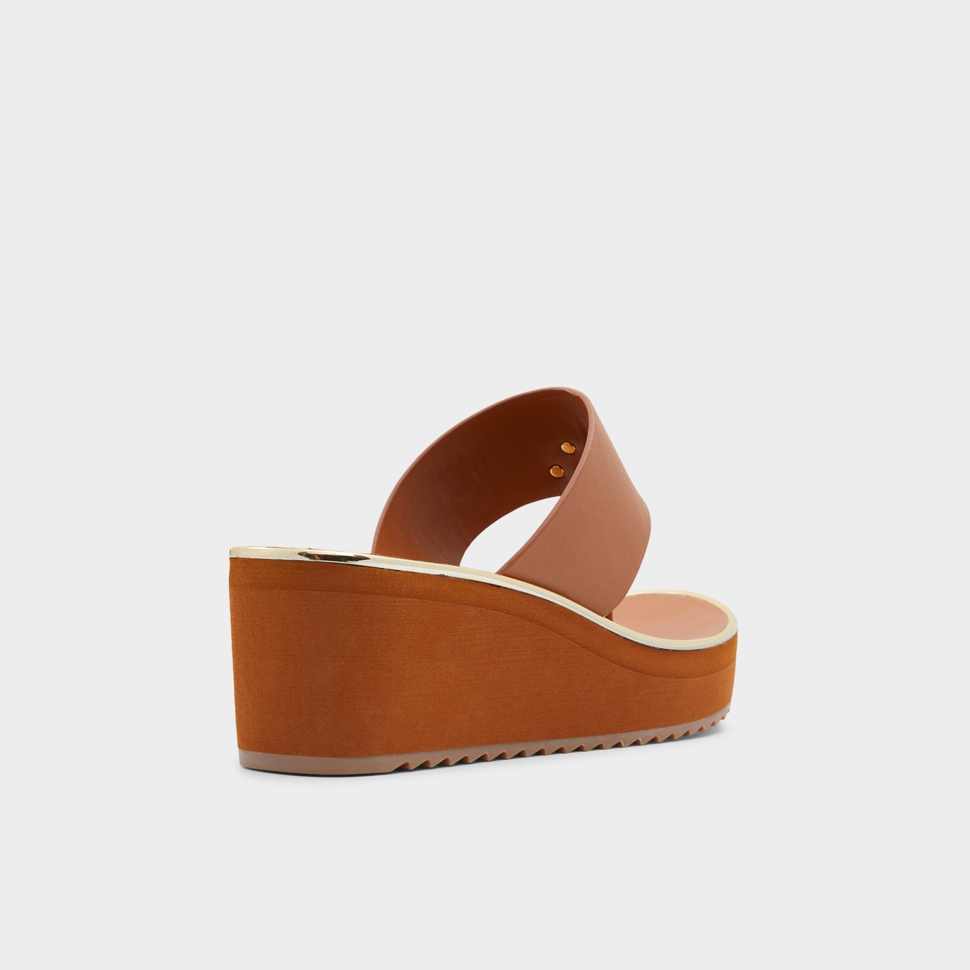 Medium Brown Maesllan Medium Brown Women's Wedges - Wedge sandal, Wedge heel | Aldo