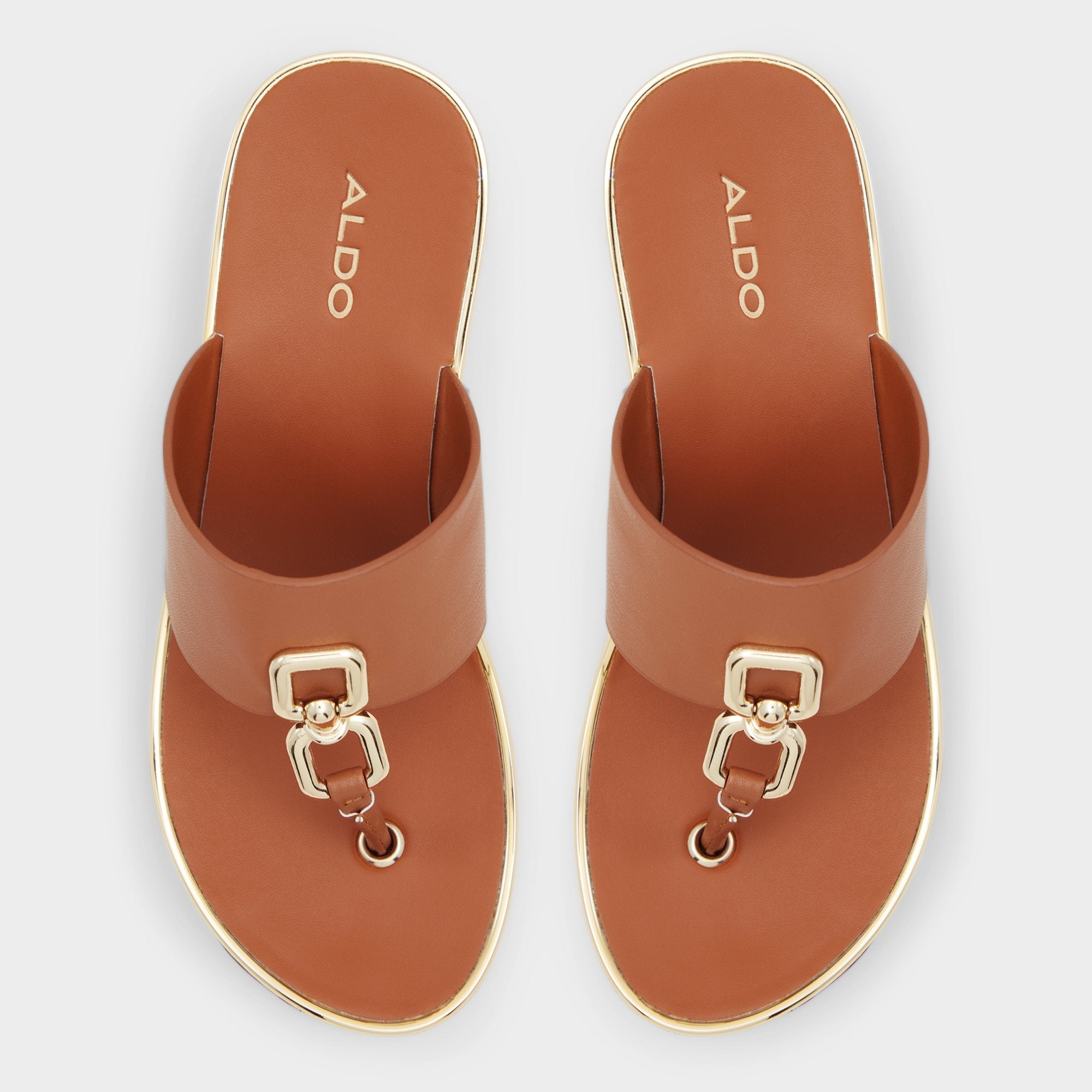 Medium Brown Maesllan Medium Brown Women's Wedges - Wedge sandal, Wedge heel | Aldo