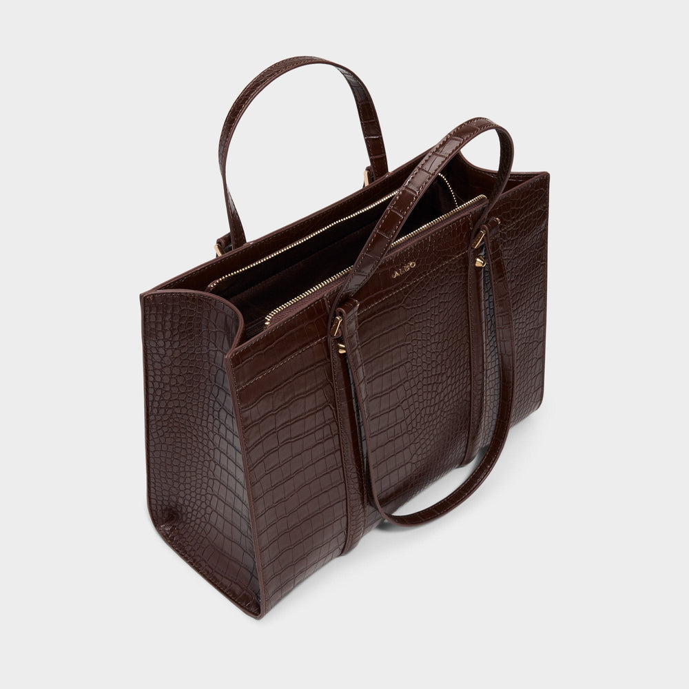 Dark Brown Ninetofivee in Dark Brown - Tote bag | Aldo