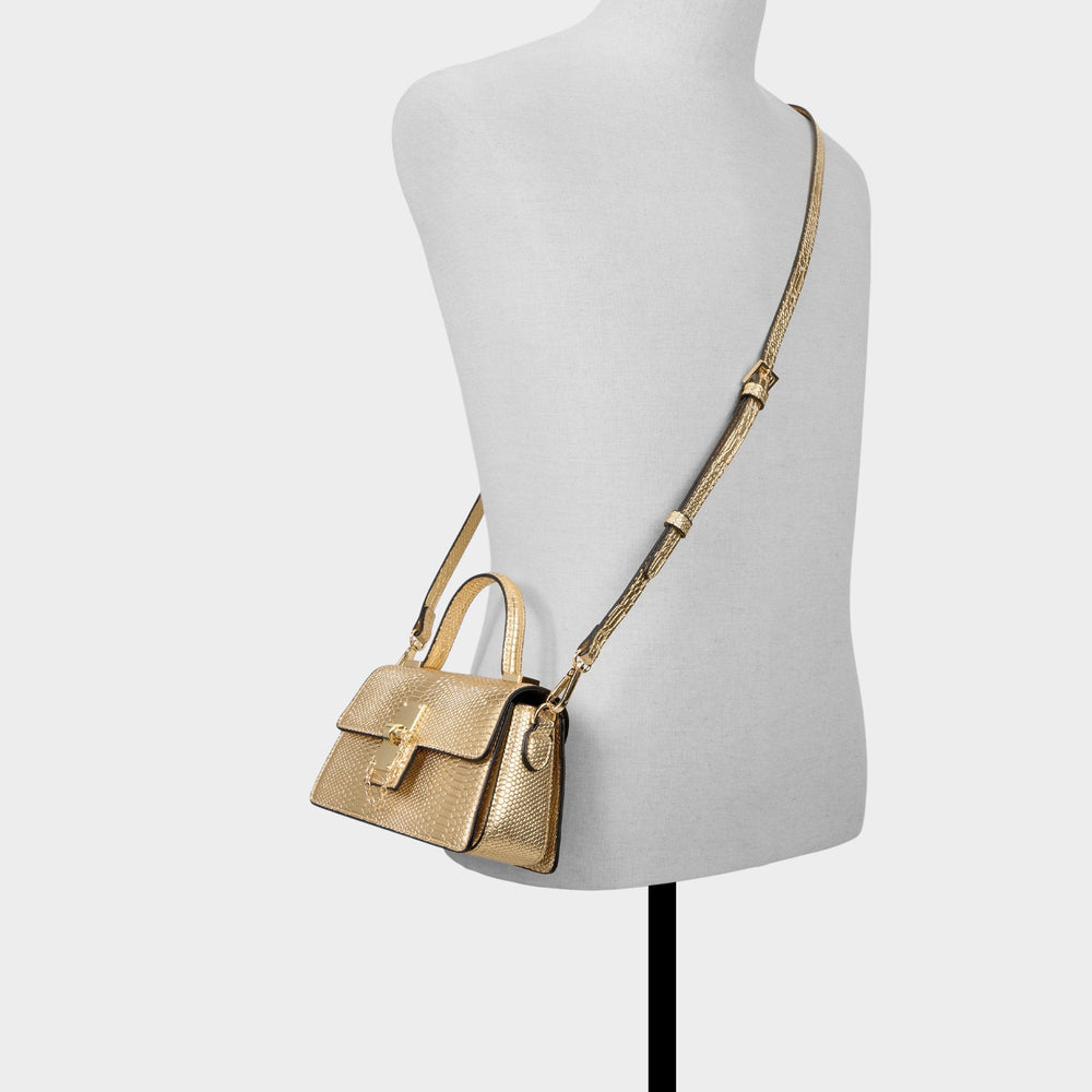 Gold Callunaax Gold Women's Top Handle Bags - Top handle bag | Aldo