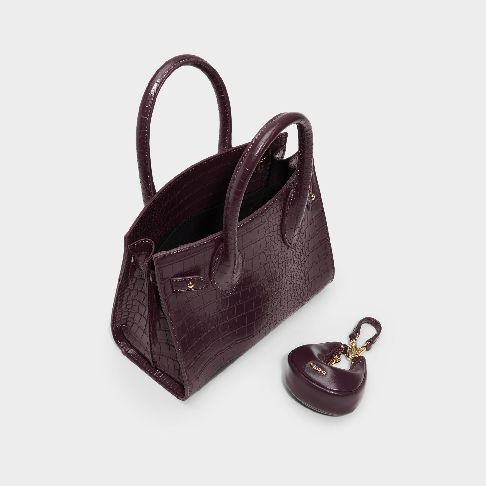 Dark Red Auraliee in Dark Red - Satchel bag | Aldo