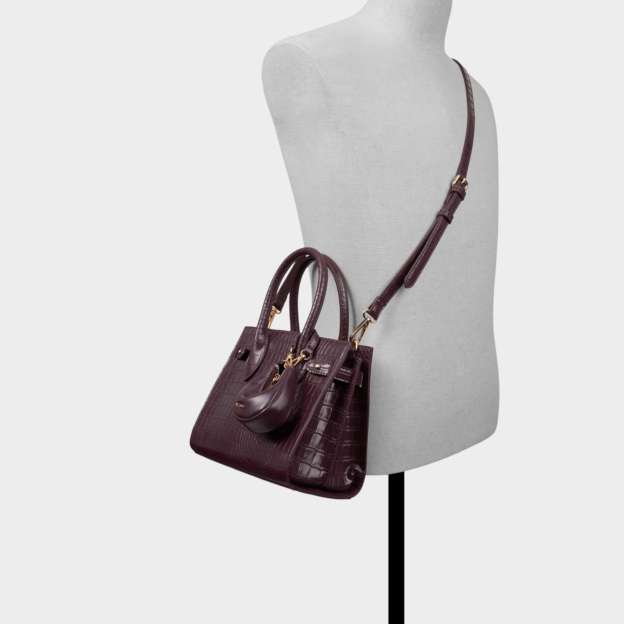 Dark Red Auraliee in Dark Red - Satchel bag | Aldo