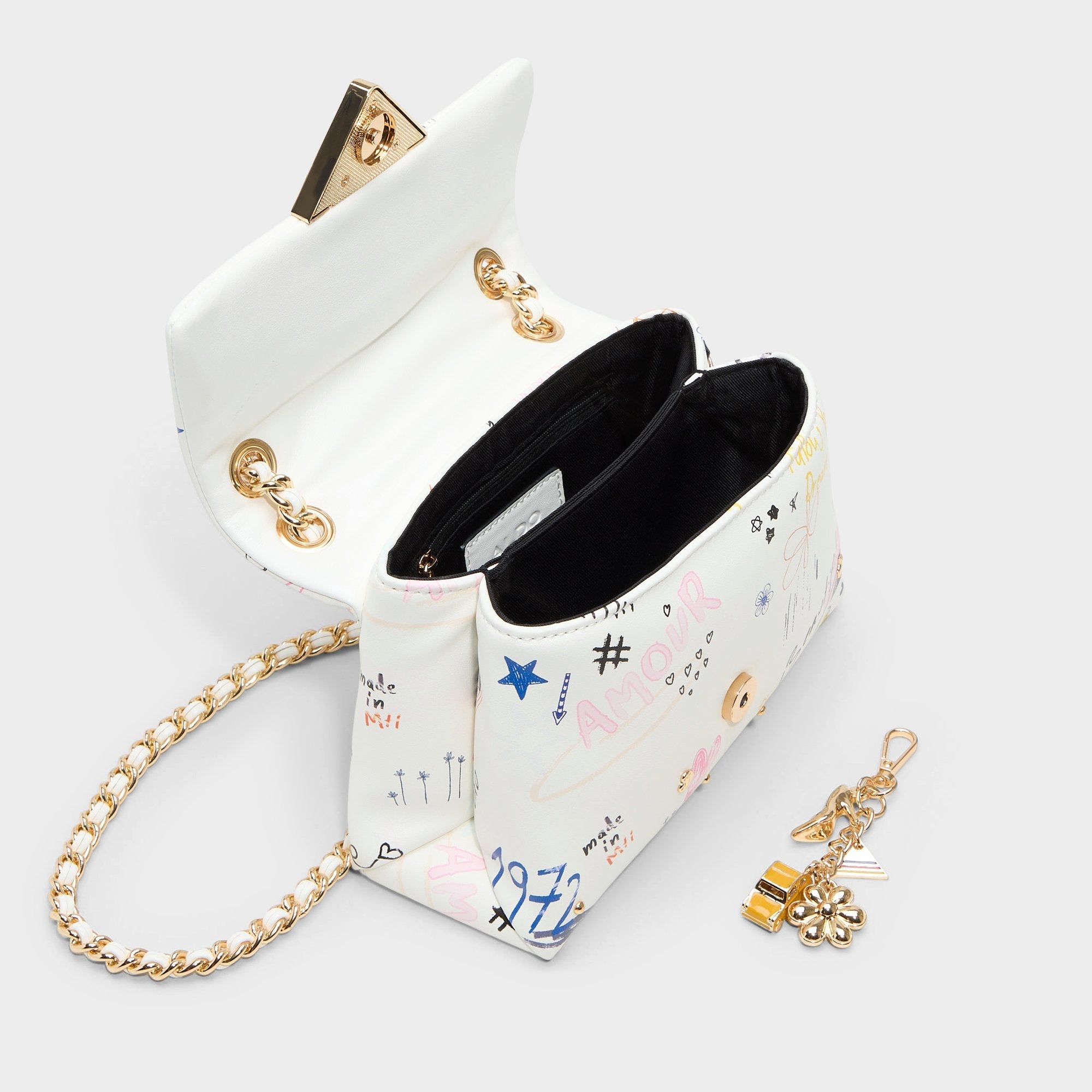 White combo Doodlesoftpufff in White Combo - Crossbody bag | Aldo