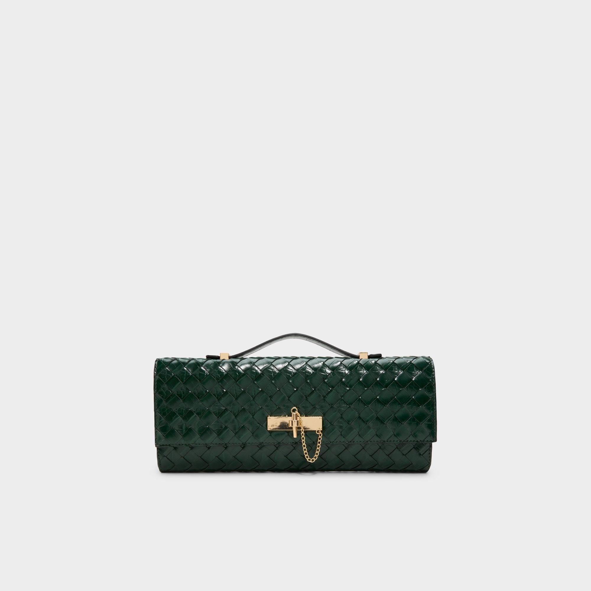 Dark green Rouxx in Dark Green - Clutch | Aldo