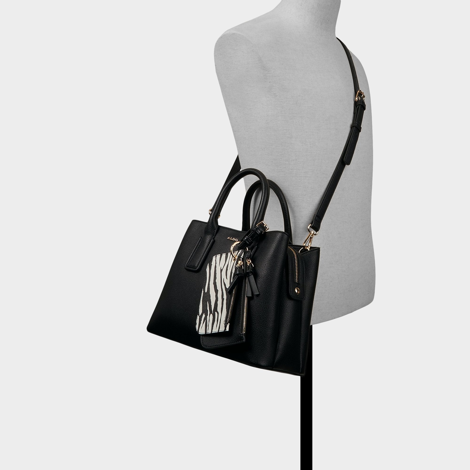 Black Jeynnaa in Black - Satchel bag | Aldo