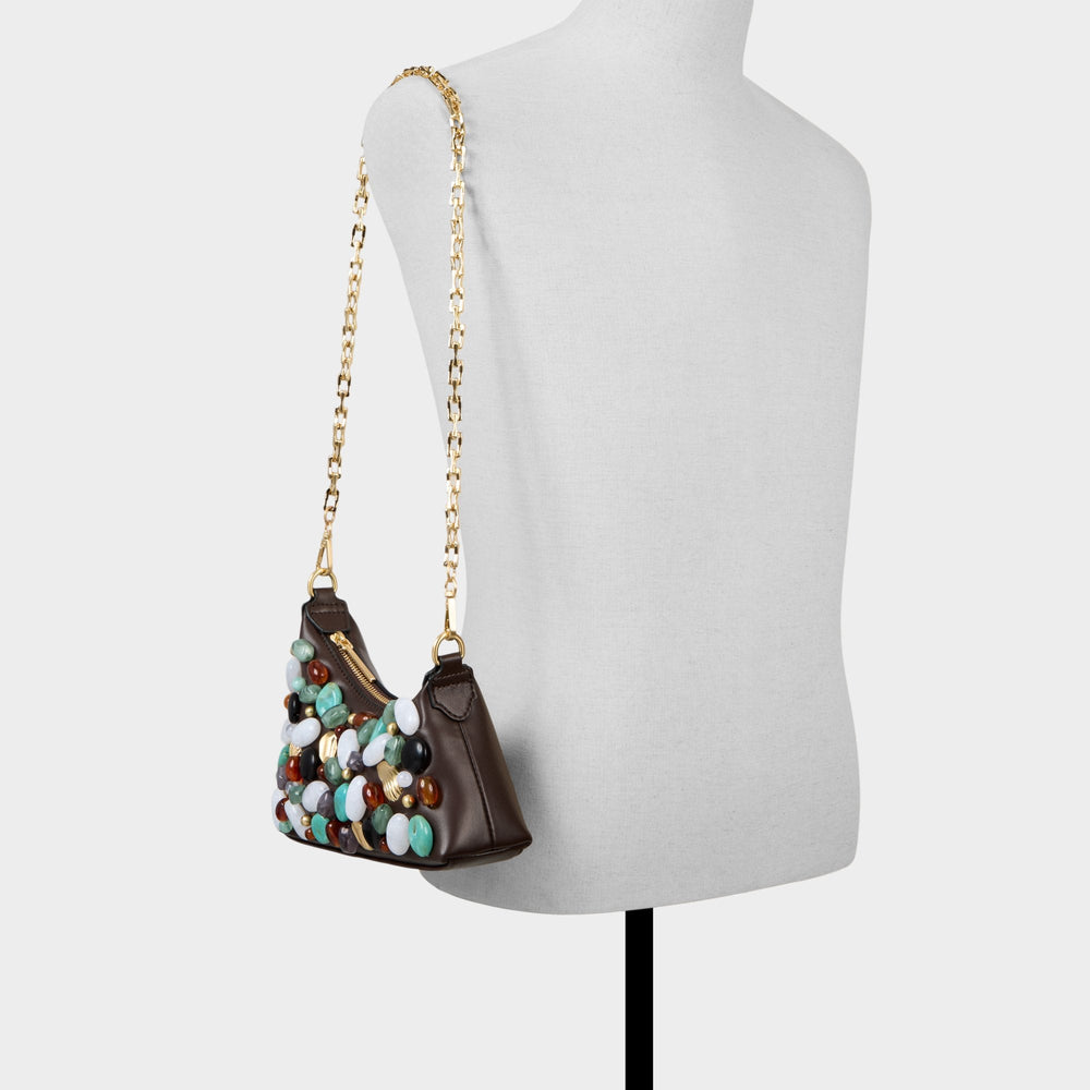 Dark Brown Coastalgemm in Dark Brown - Shoulder bag | Aldo