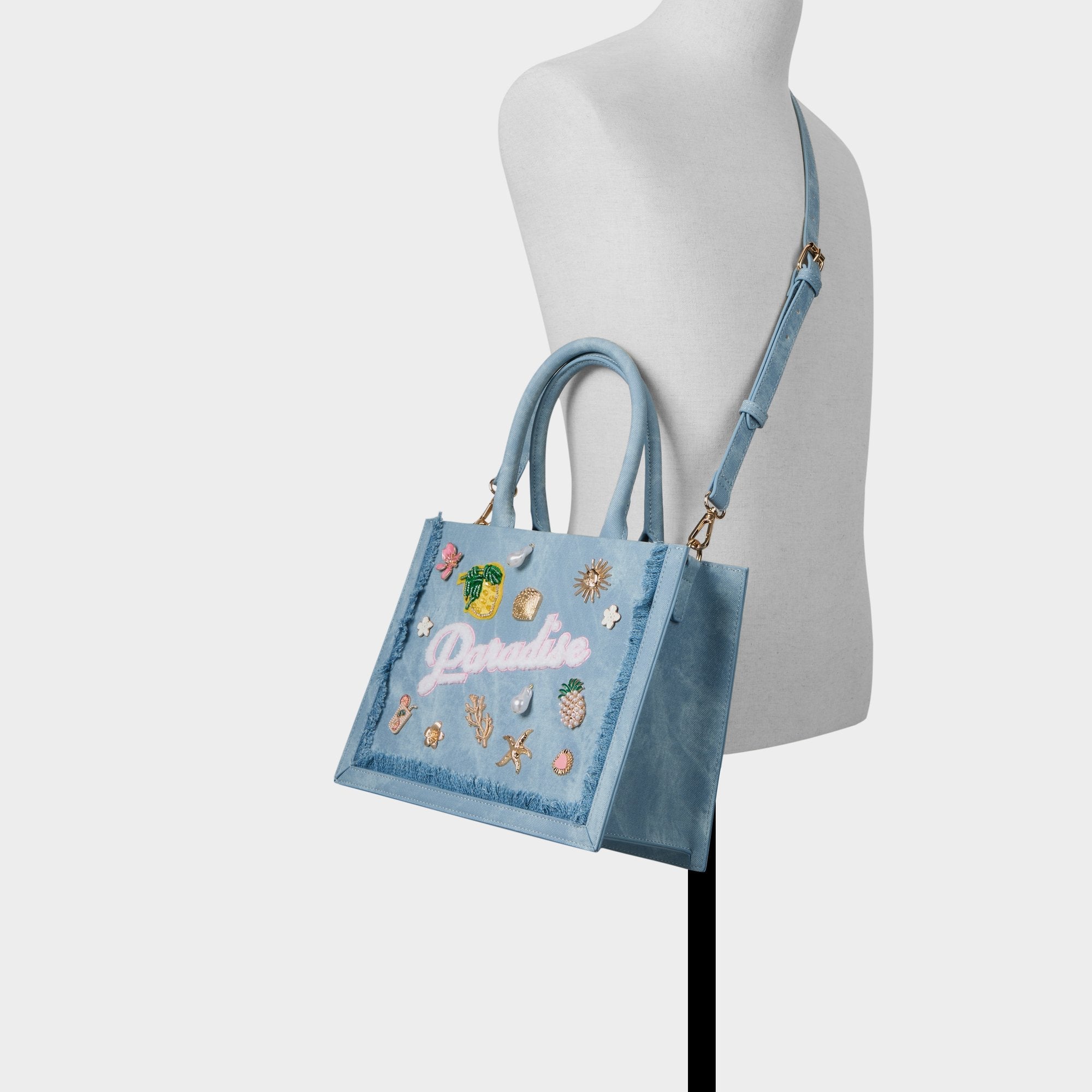 Denim Paradisetotee in Denim - Satchel bag | Aldo