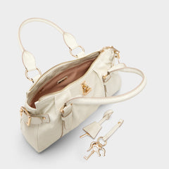 White Alosaa in White - Satchel bag | Aldo