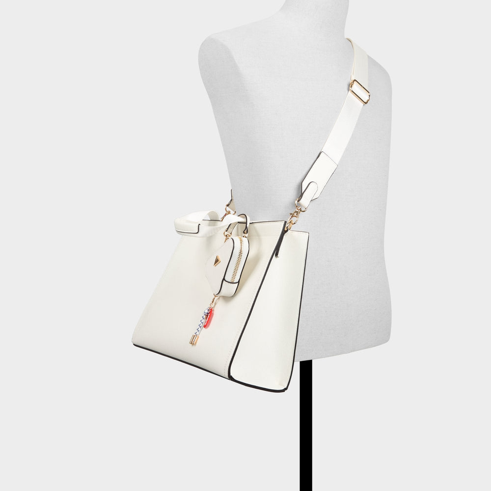 White Mtl72toteex White Women's Tote & Satchel bags - Satchel bag | Aldo