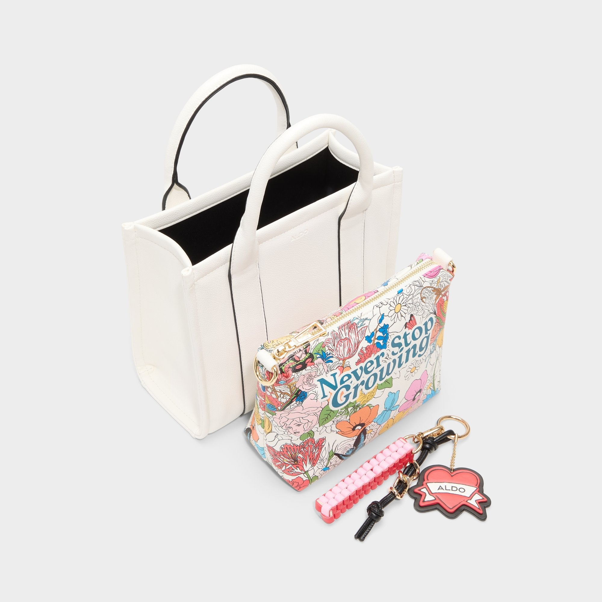White Whatisadam in White - Satchel bag | Aldo