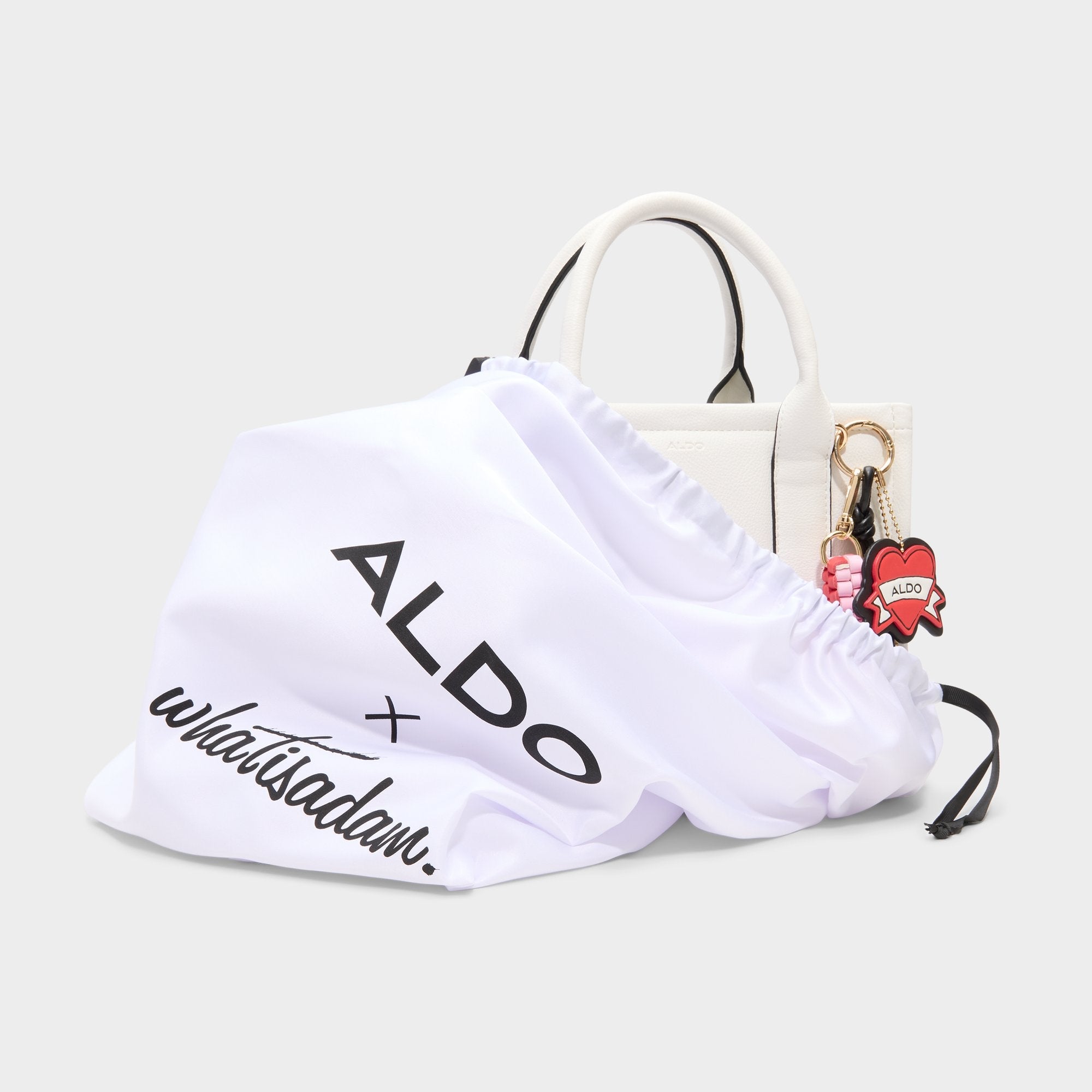 White Whatisadam in White - Satchel bag | Aldo
