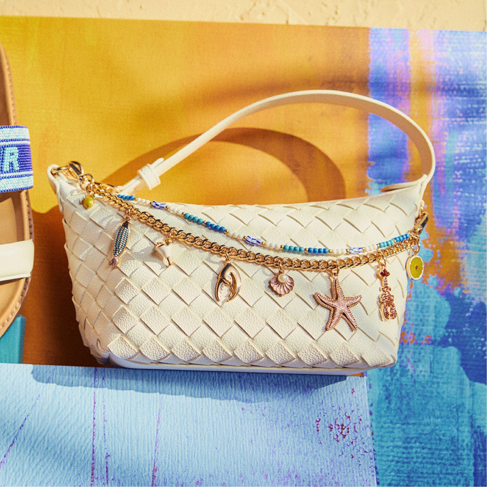 White Frankiewoven White Women's Shoulder Bags - Shoulder bag | Aldo