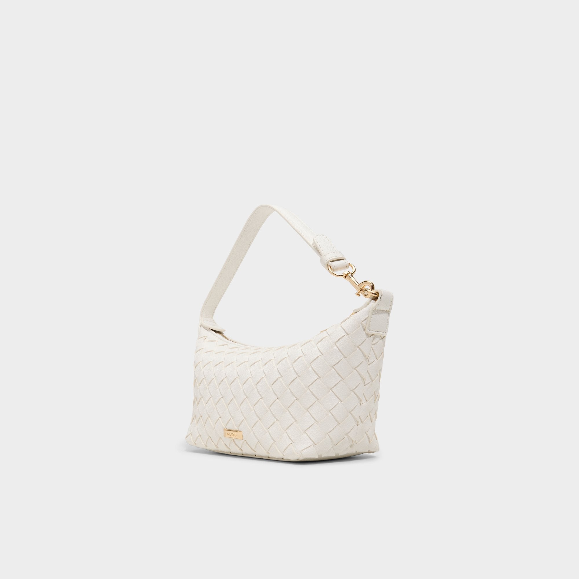 White Frankiewoven White Women's Shoulder Bags - Shoulder bag | Aldo