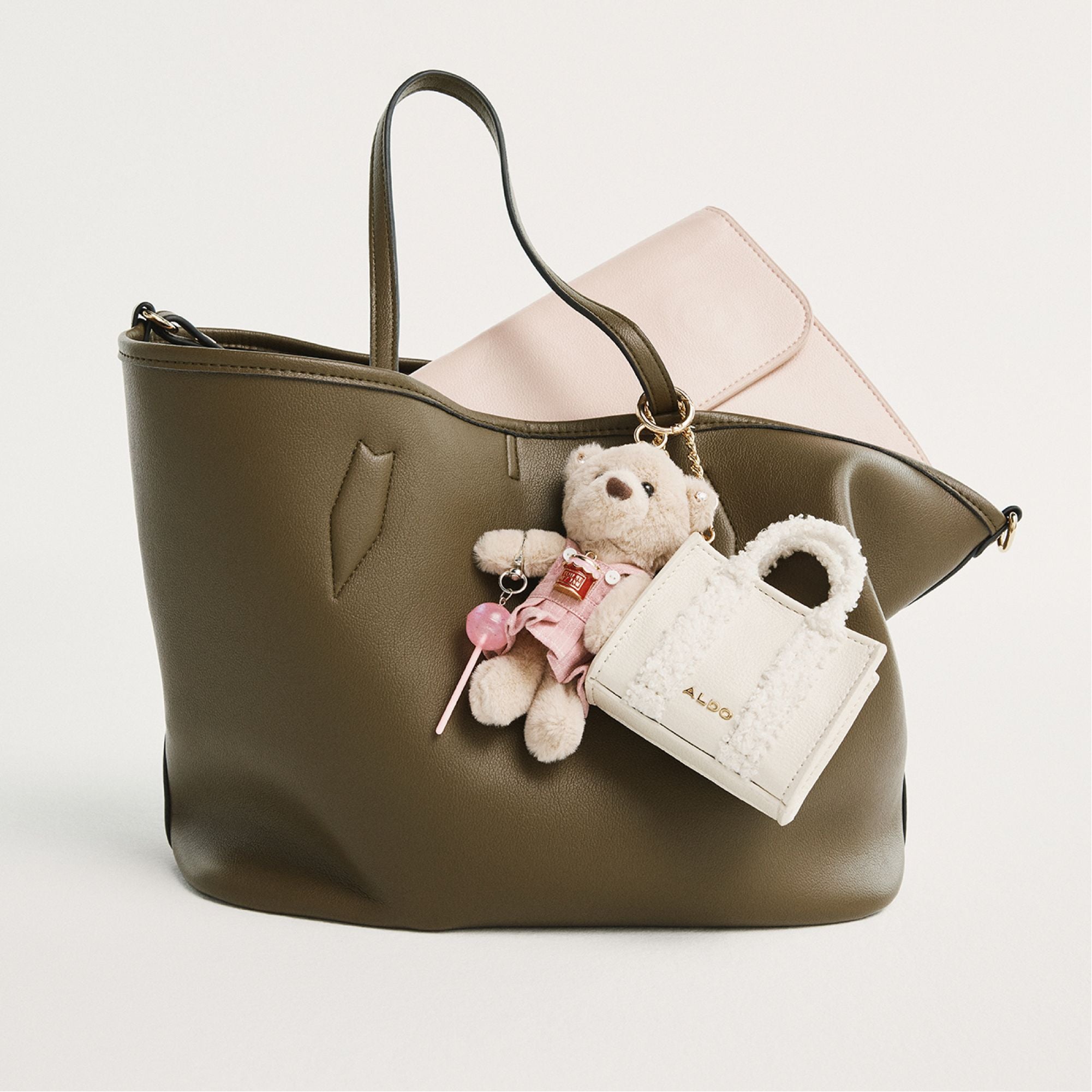Khaki Everythingtotee in Khaki - Tote bag | Aldo