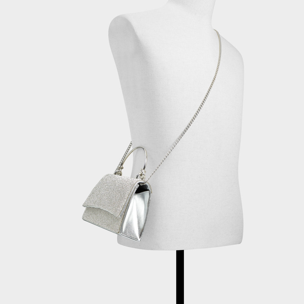 Silver Felisiax Silver Women's Top Handle Bags - Top handle bag | Aldo