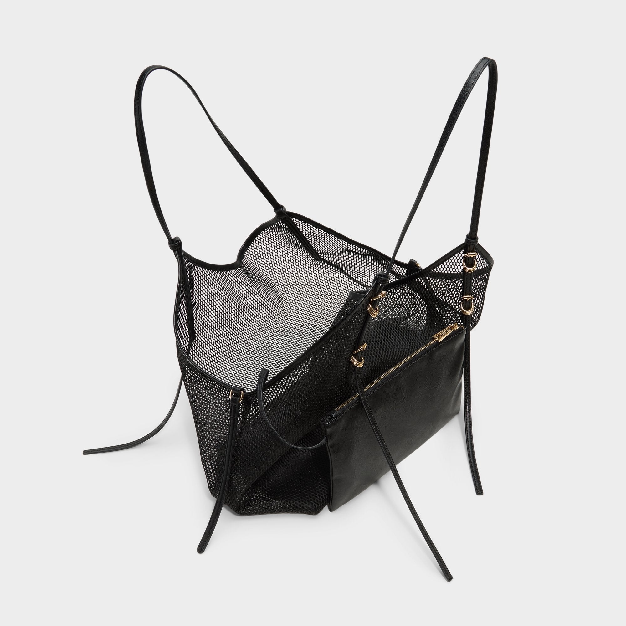 Black Meshcarry Black Women's Tote & Satchel bags - Hobo bag | Aldo