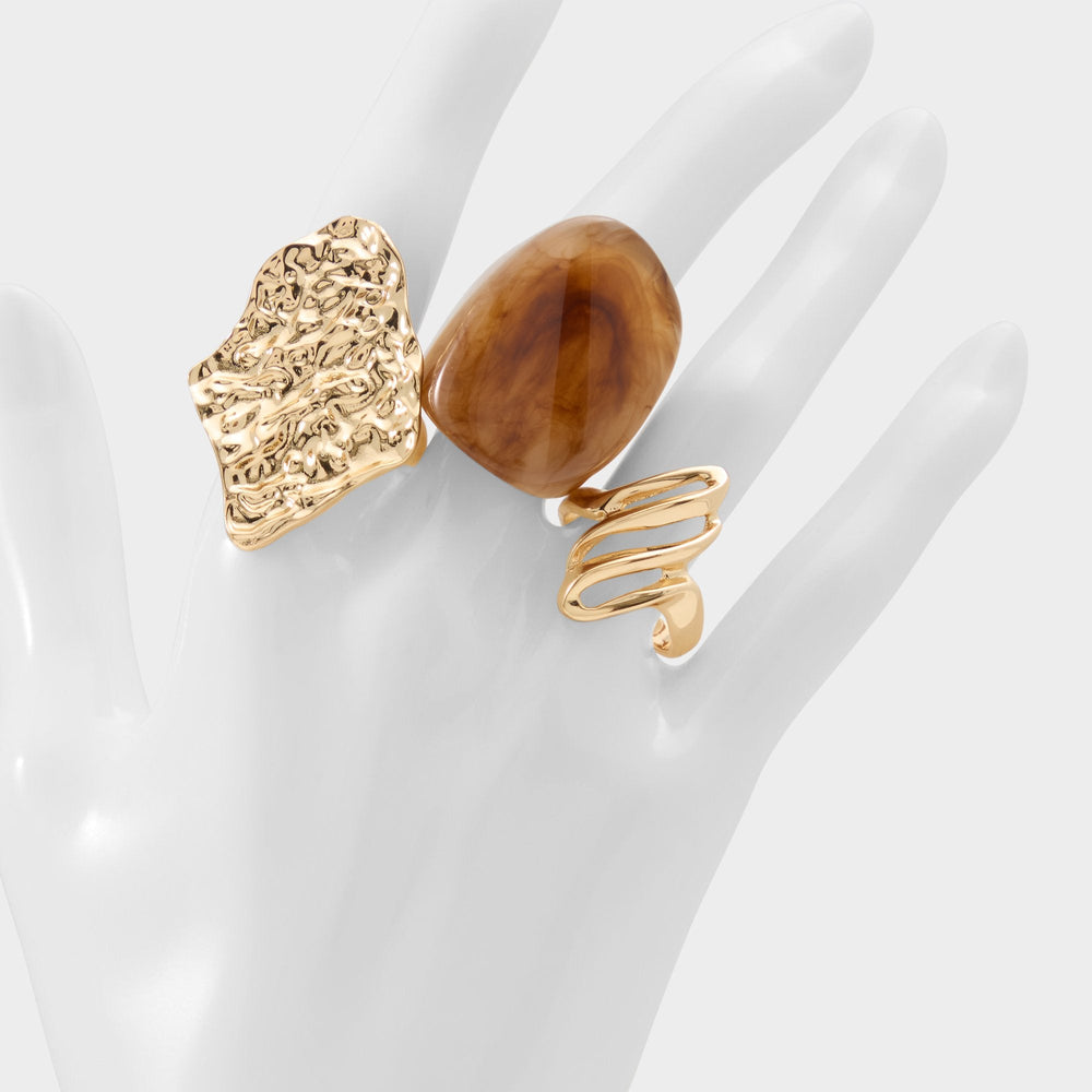 Light brown Tortoise in Light Brown - Ring | Aldo
