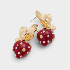 Red Berrybloom in Red - Earrings | Aldo