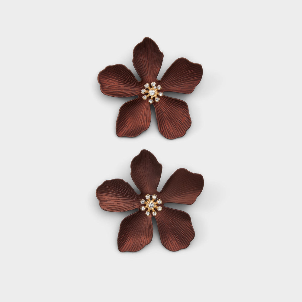 Brown Maflorra in Brown - Statement earrings | Aldo