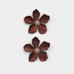 Brown Maflorra in Brown - Statement earrings | Aldo