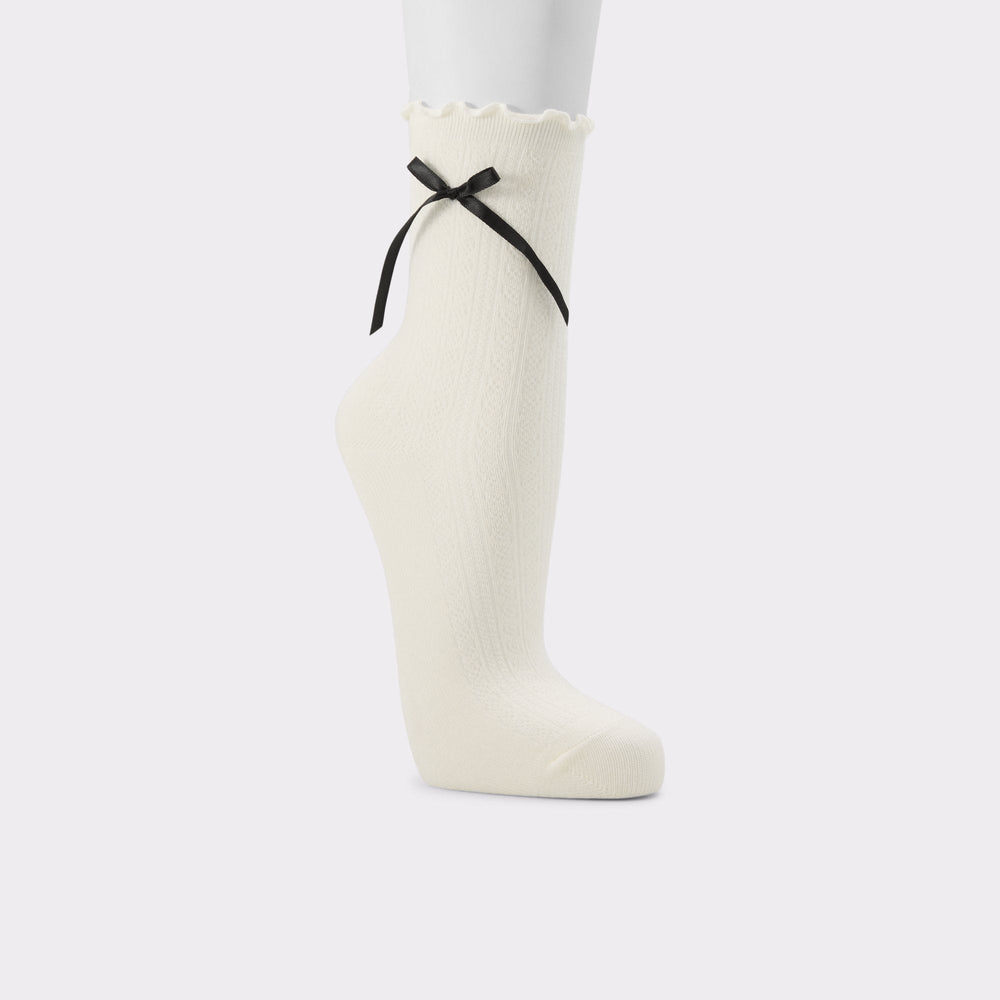 Black/white Cutiebow in Black White - Socks | Aldo