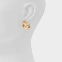 Gold Buttons in Gold - Button earrings | Aldo