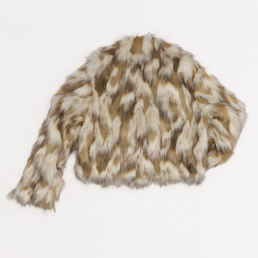 Ice Alpenglow in Ice - Faux fur jacket | Aldo