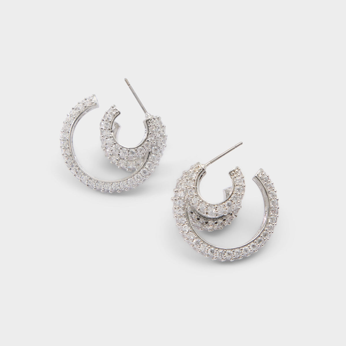 Silver/clear multi Glitzys in Silver Clear Multi - Hoop earrings | Aldo
