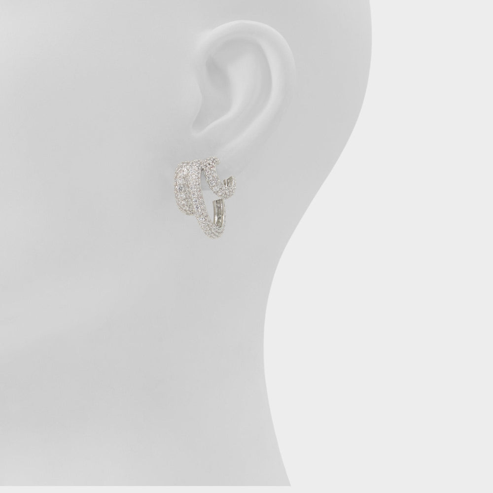 Silver/clear multi Glitzys in Silver Clear Multi - Hoop earrings | Aldo
