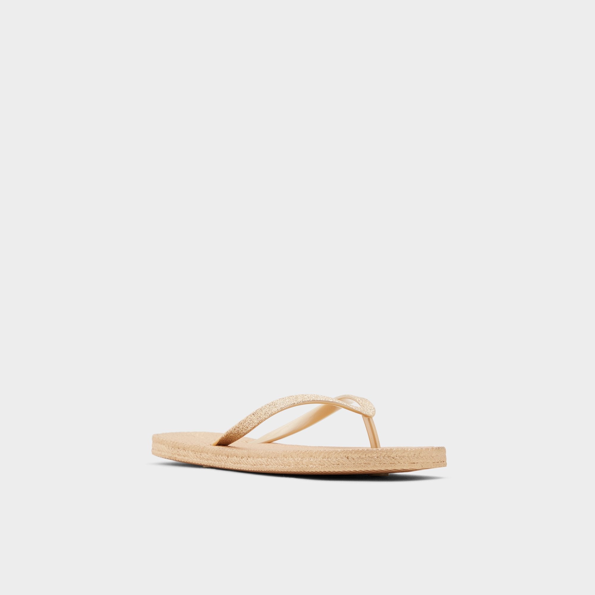 Gold Aloomba Gold Women's Flats - Flip flop | Aldo