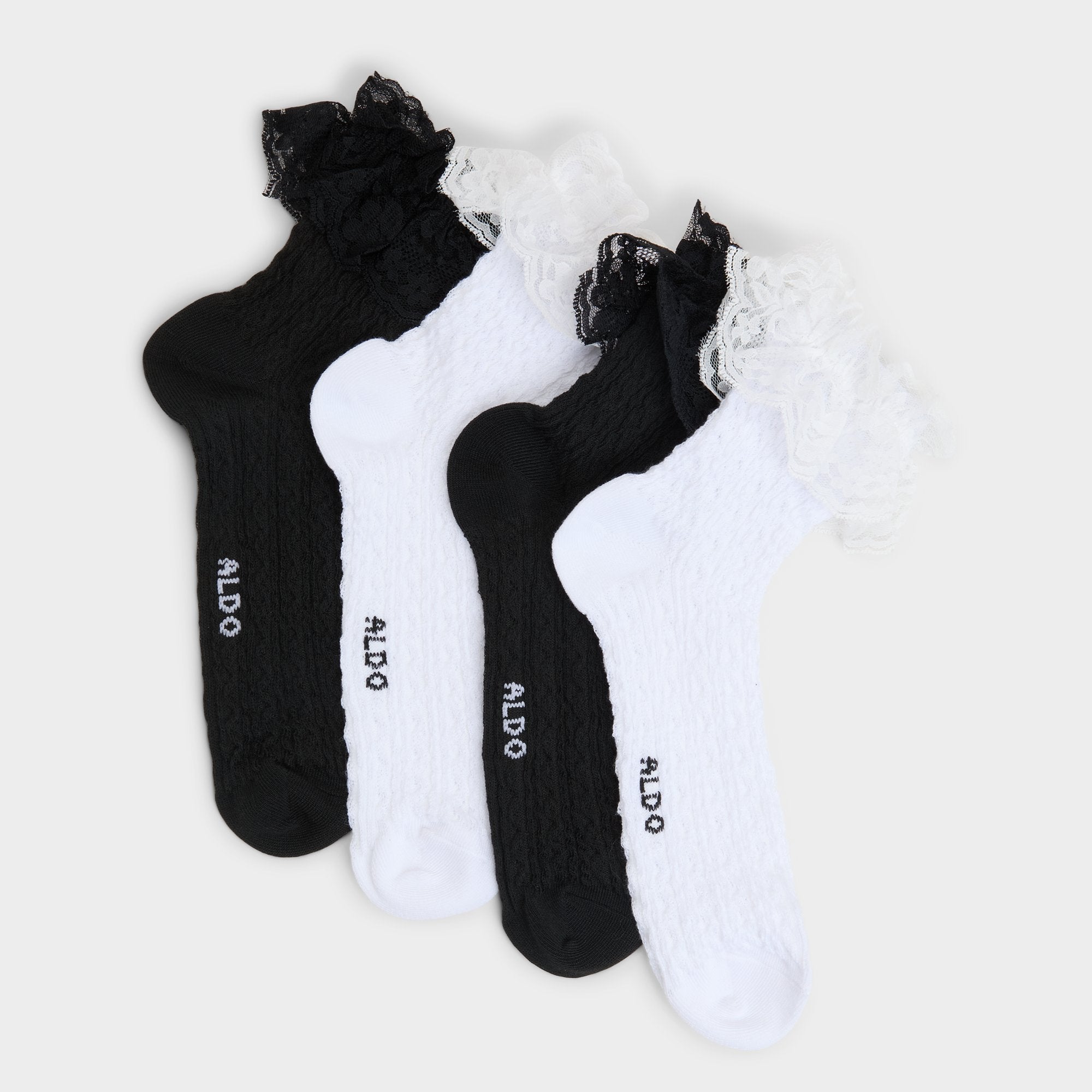 White Lacefrills White Women's Socks - Socks | Aldo