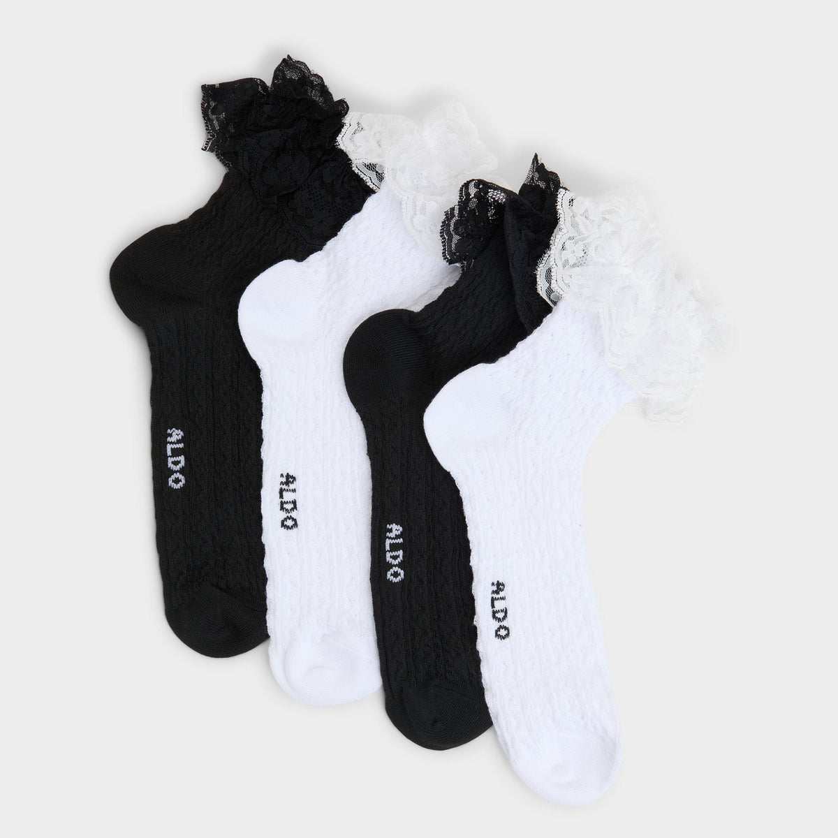 White Lacefrills White Women's Socks - Socks | Aldo