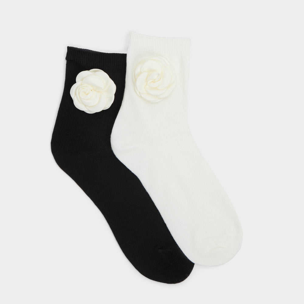 Black/White Rosettesocks Black/White Women's Socks - Socks | Aldo