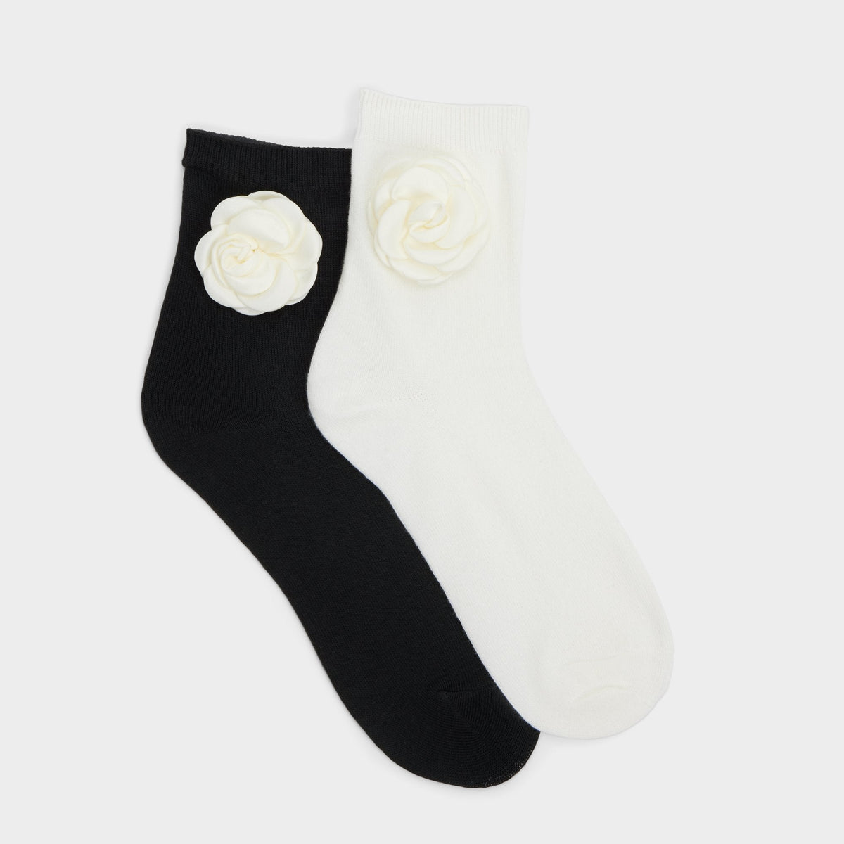 Black/White Rosettesocks Black/White Women's Socks - Socks | Aldo