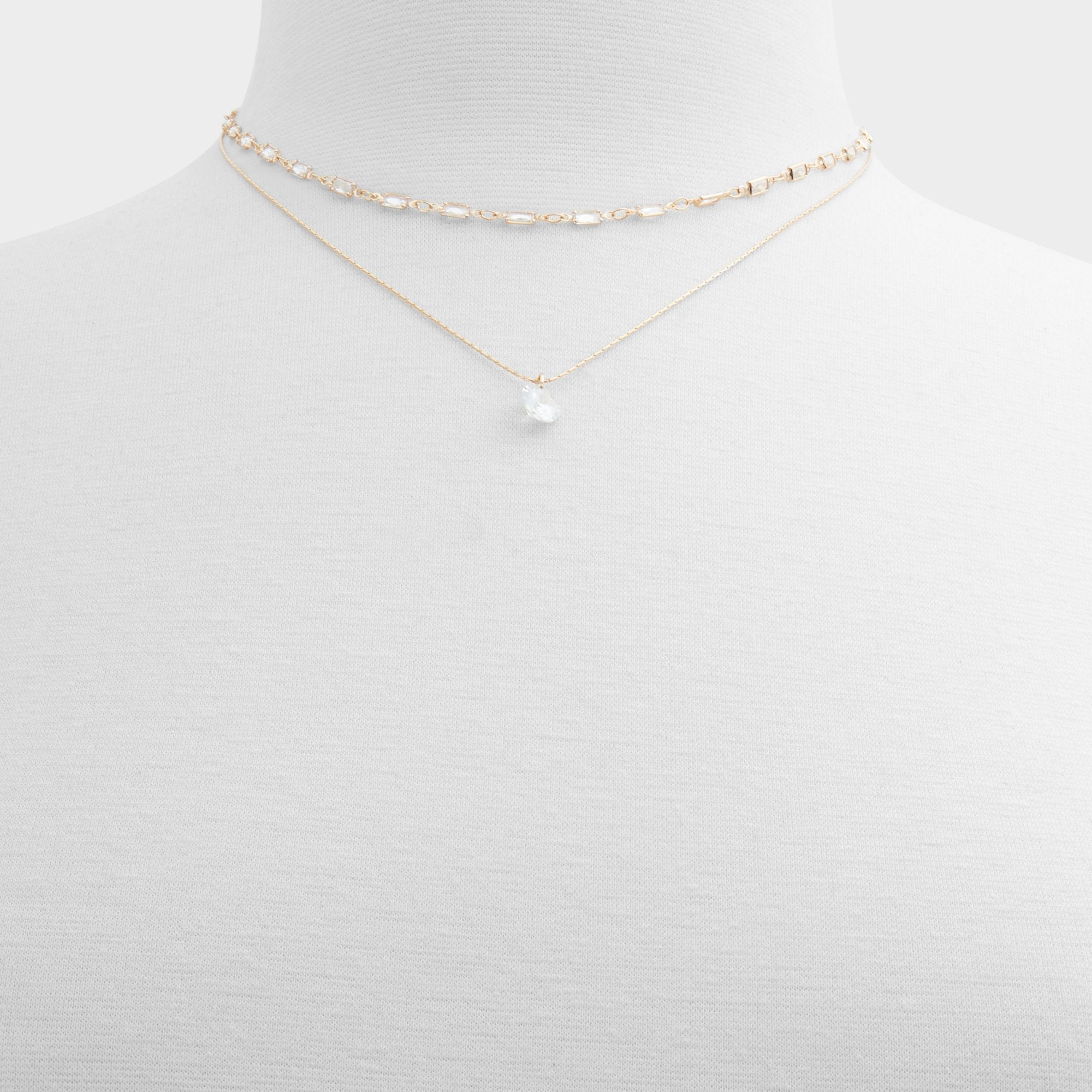 Gold/Clear Multi Flein Gold/Clear Multi Women's Necklaces - Layered necklace | Aldo