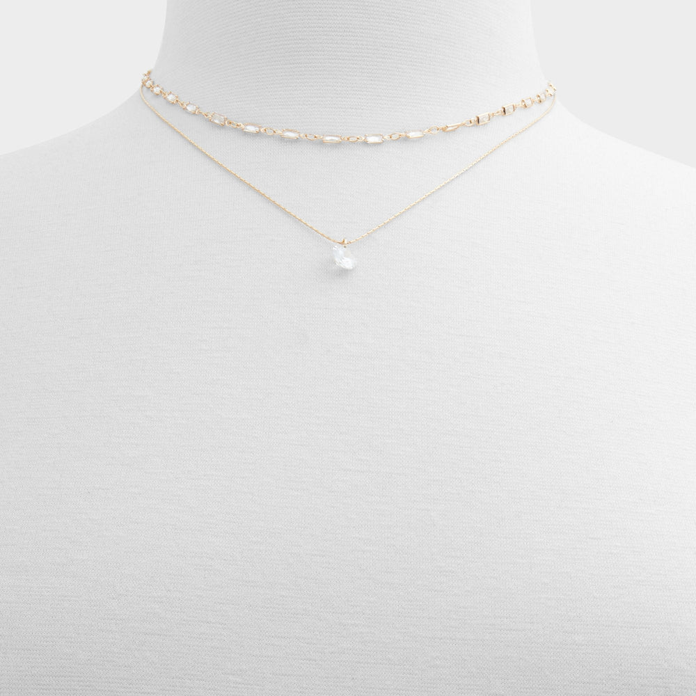 Gold/Clear Multi Flein Gold/Clear Multi Women's Necklaces - Layered necklace | Aldo