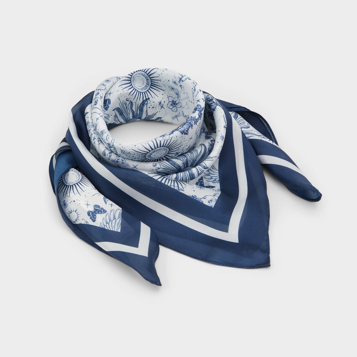 Navy Wilse Navy Women's Scarves - Scarf | Aldo