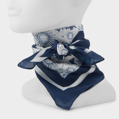 Navy Wilse Navy Women's Scarves - Scarf | Aldo