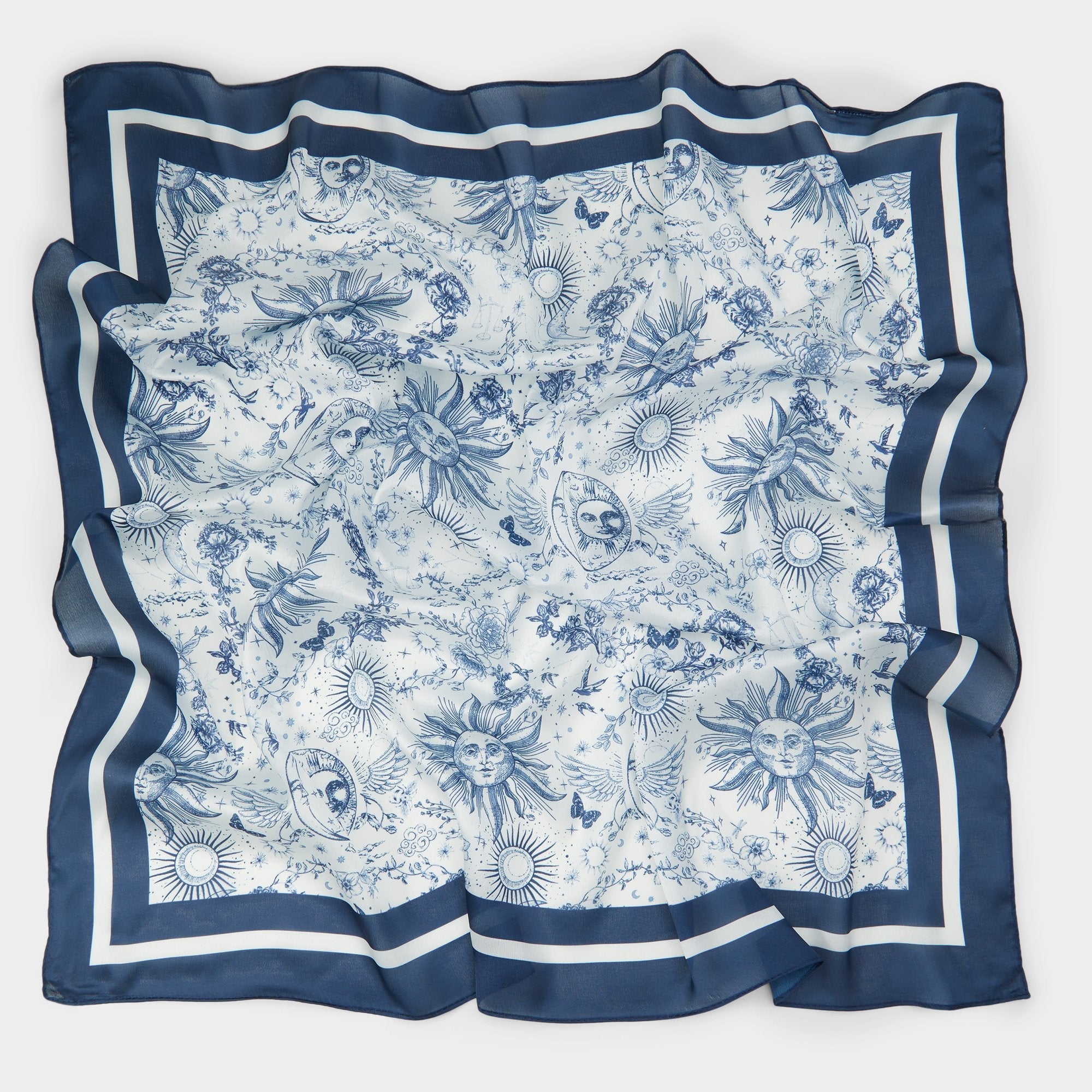Navy Wilse Navy Women's Scarves - Scarf | Aldo