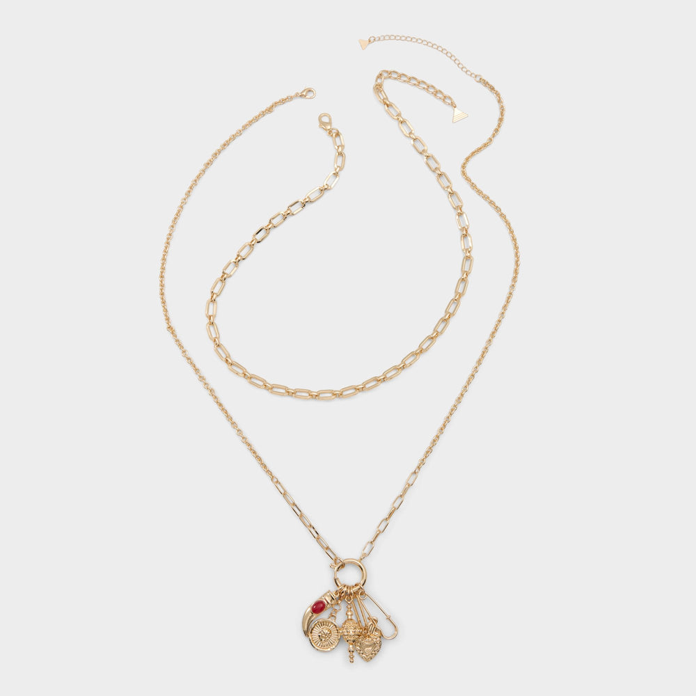 Gold Bellari in Gold - Charm necklace | Aldo