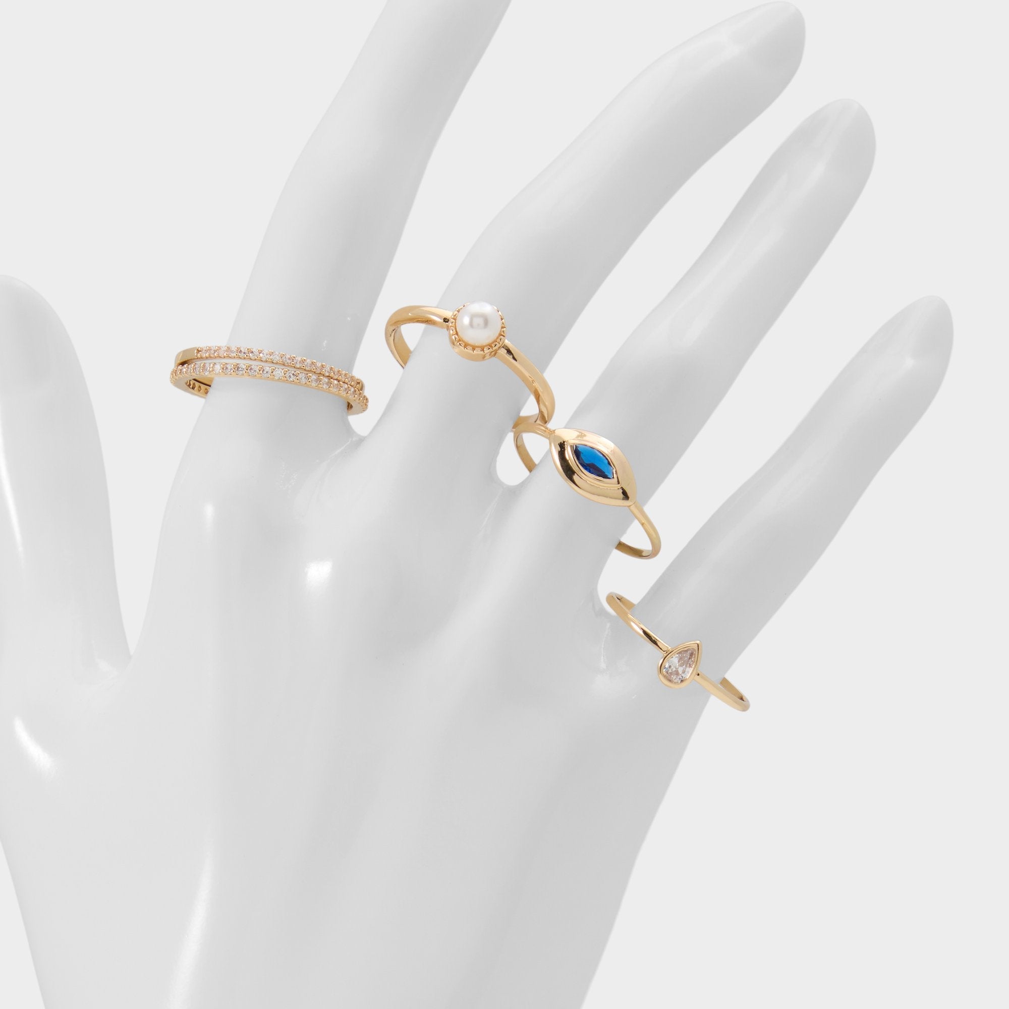 Light Blue Auraeye in Light Blue - Stackable rings | Aldo