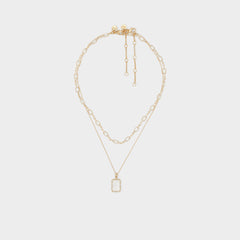 Gold/Clear Multi Destinie Gold/Clear Multi Women's Necklaces - Layered necklace | Aldo